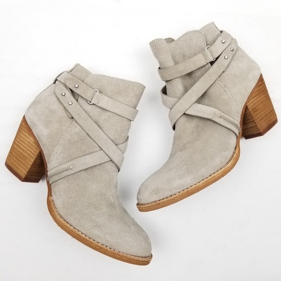 Sam Edelman Shoes - Sam Edelman Merton Putty Suede Boots Size 10